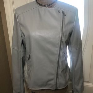 Bagatelle Faux Leather Moto Jacket